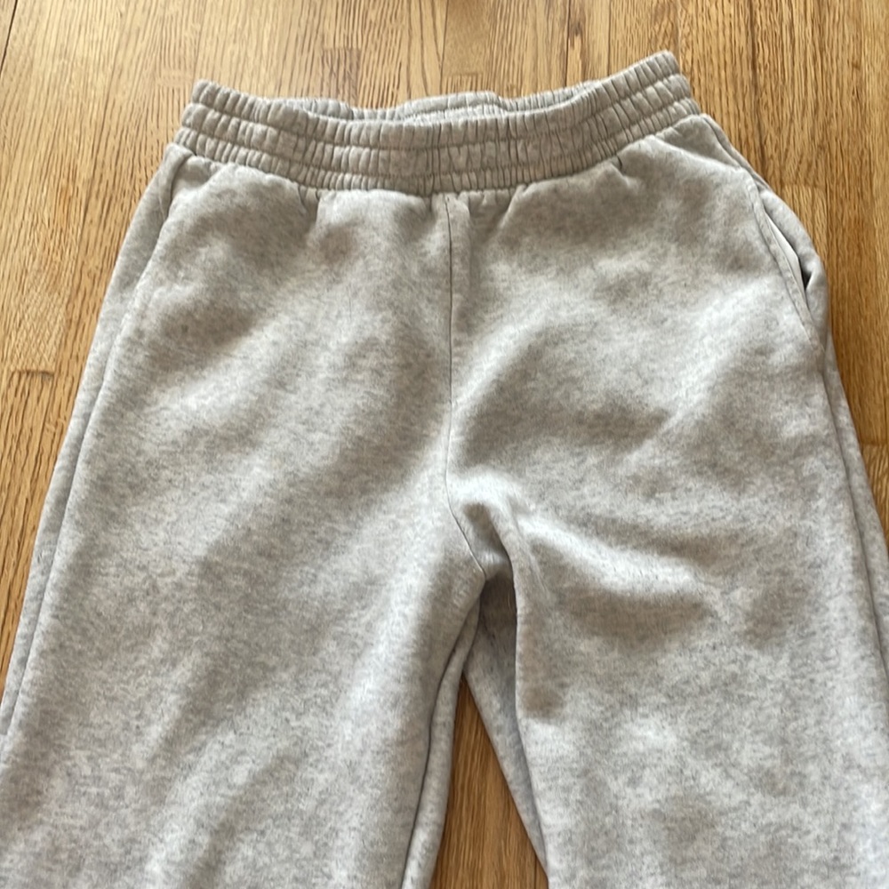 Grey sweatpants
